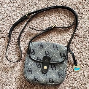 Dooney and Bourke signature mini cross body purse